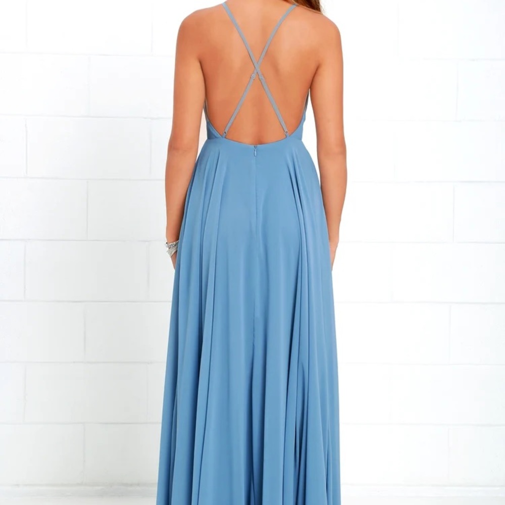 Lulu’s Blue Maxi Dress